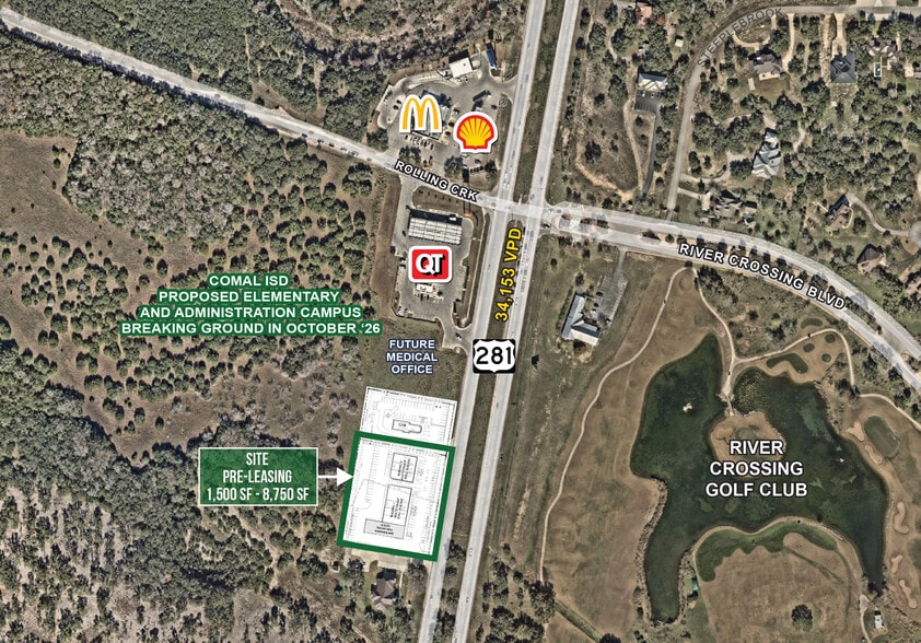 Primary Photo Of HWY 281 & Rolling Creek, Spring Branch General Retail For Lease