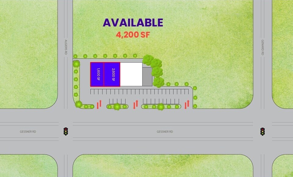 More Photos Of 5418 Gessner Rd, Houston Freestanding For Lease