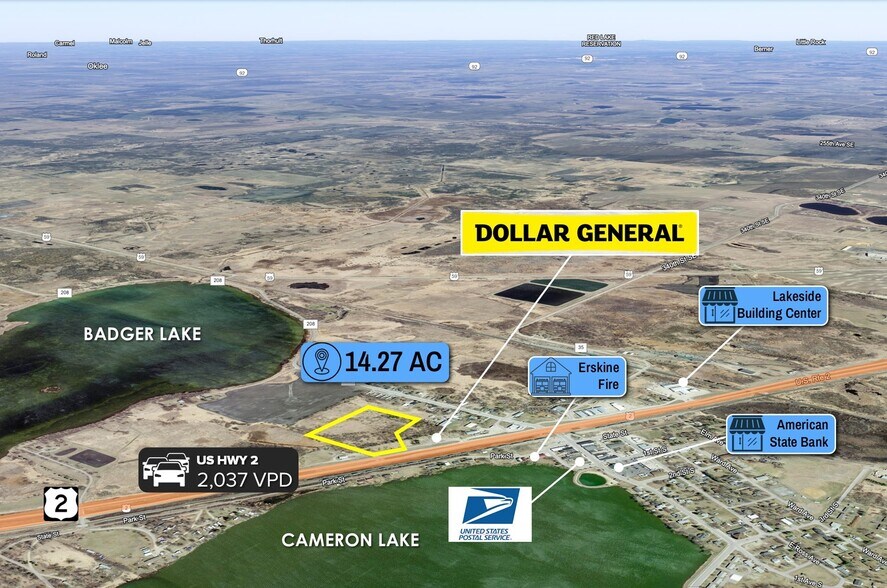 More Photos Of adj. to 209 U.S. 2, Erskine Land For Sale