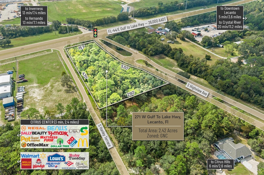 More Photos Of 271 W Gulf to Lake Hwy, Lecanto Land For Sale