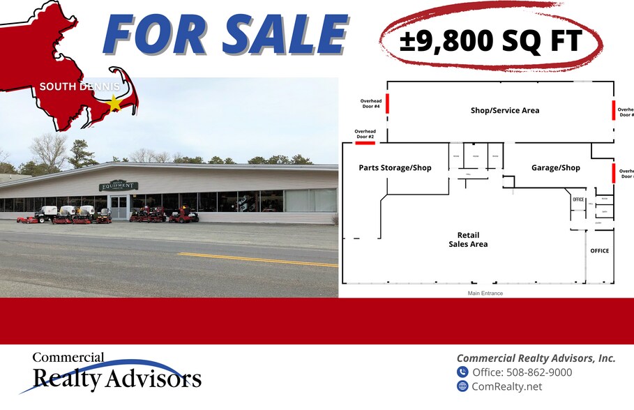 More Photos Of 970 MA-134 Rt, South Dennis Service Station For Sale