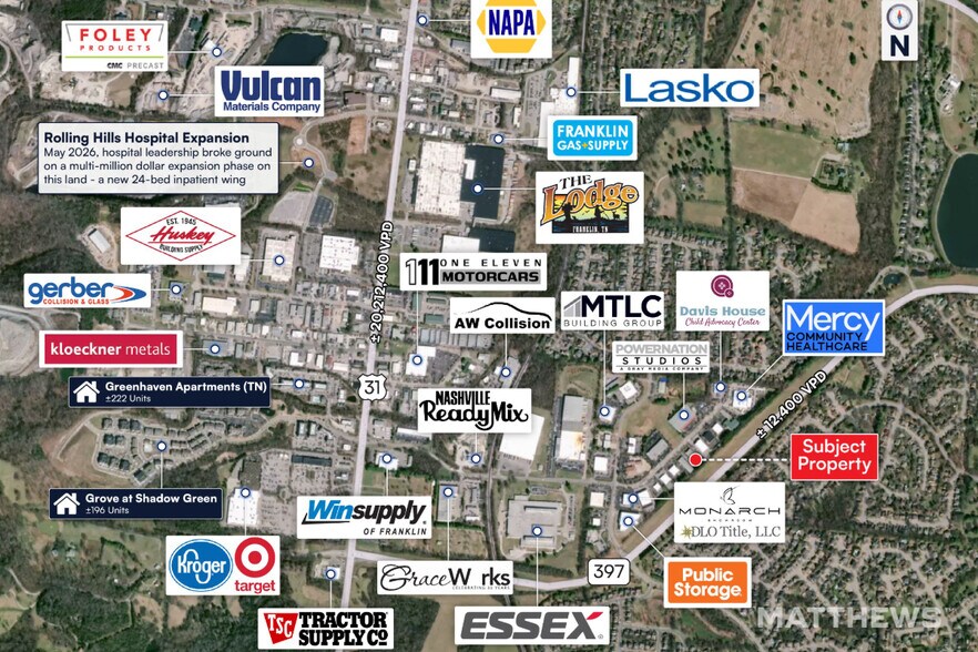More Photos Of 123 SE Parkway Ct, Franklin Showroom For Lease