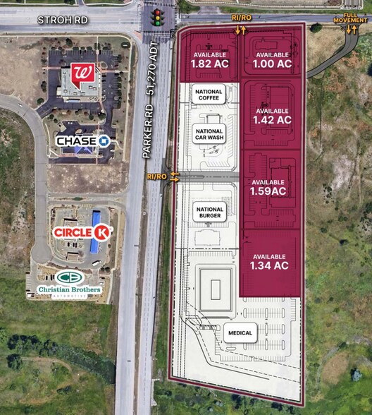 Primary Photo Of Parker Road & Stroh Road Rd, Parker Land For Lease