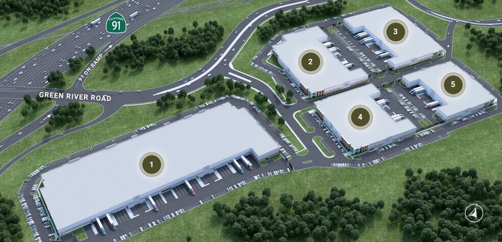 More Photos Of Green River Rd, Corona Distribution For Sale