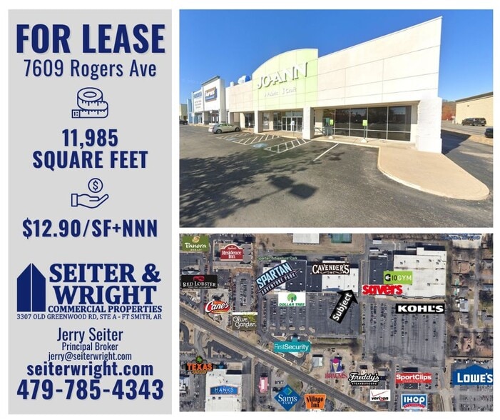 Primary Photo Of 7601-7615 Rogers Ave, Fort Smith Unknown For Lease