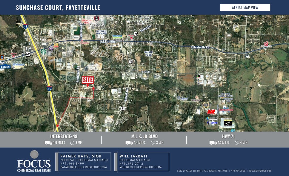 More Photos Of 1280 W Sunchase Ct, Fayetteville Warehouse For Lease