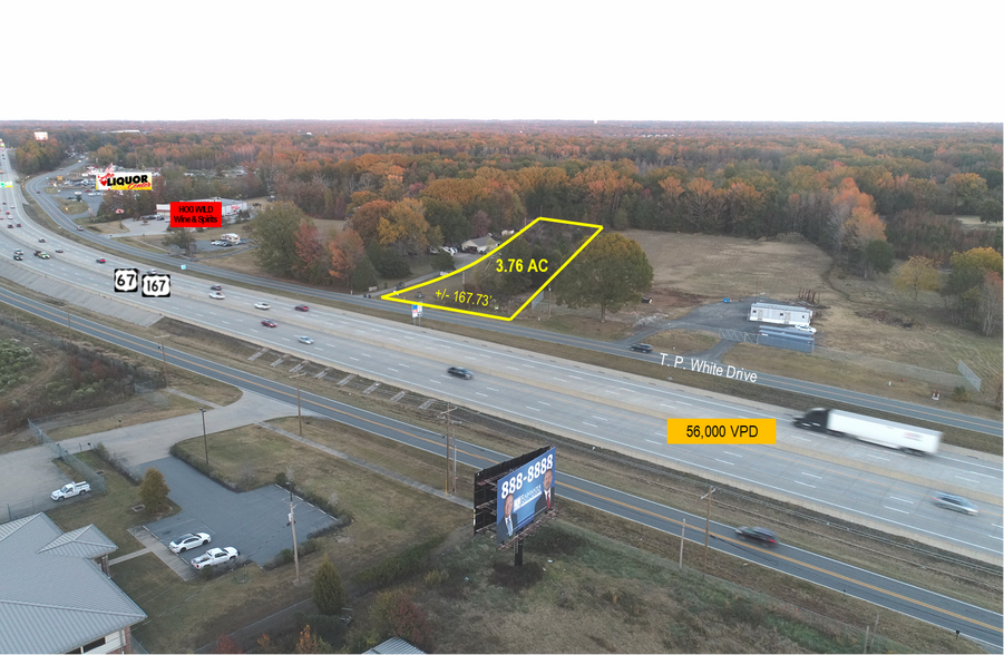 Primary Photo Of 7824 T P White Dr, Cabot Land For Sale