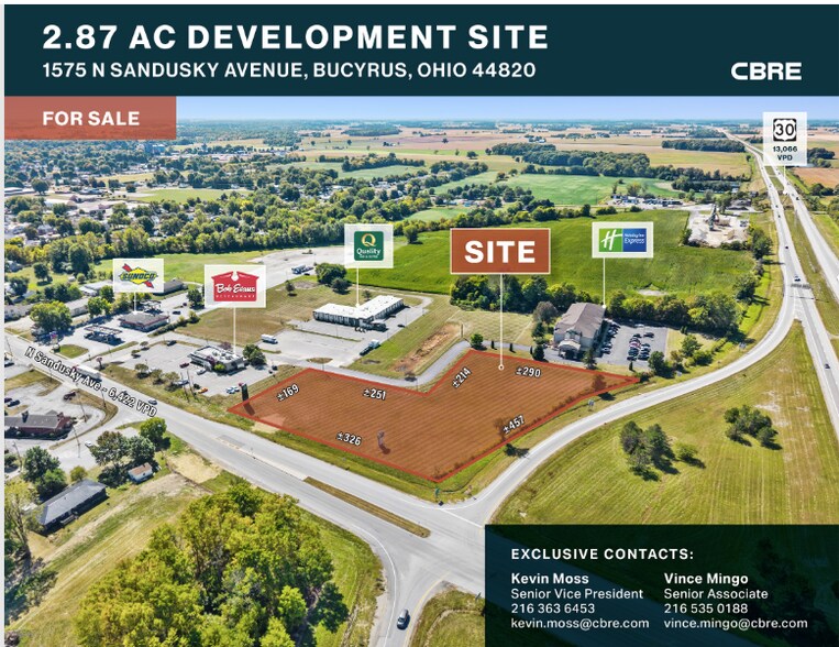 Primary Photo Of 1575 N Sandusky Ave, Bucyrus Land For Sale