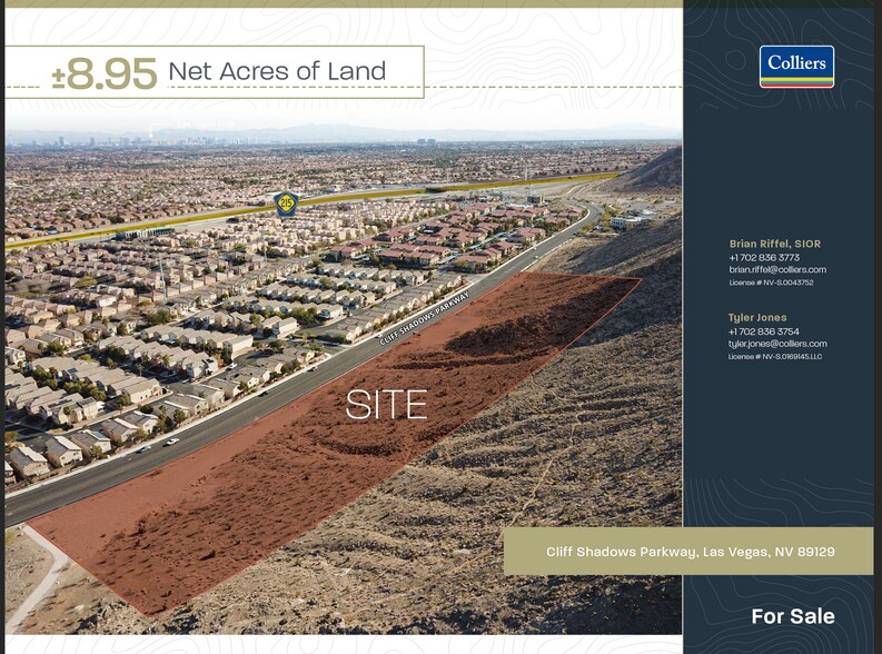 Primary Photo Of 3631 Cliff Shadows Pky, Las Vegas Land For Sale