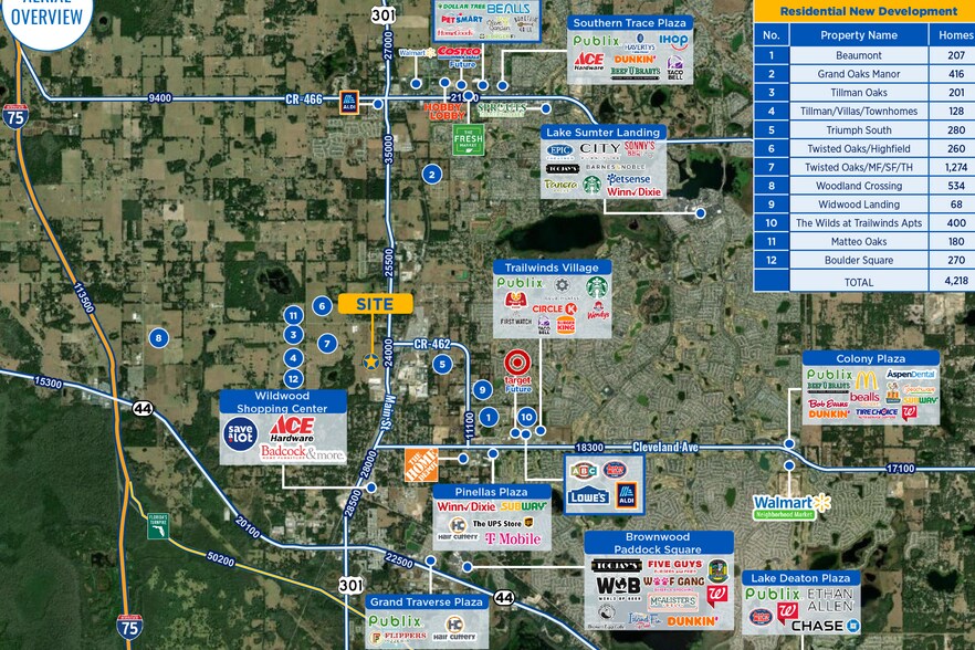 More Photos Of US-301 & E County Rd 462, Wildwood Land For Lease