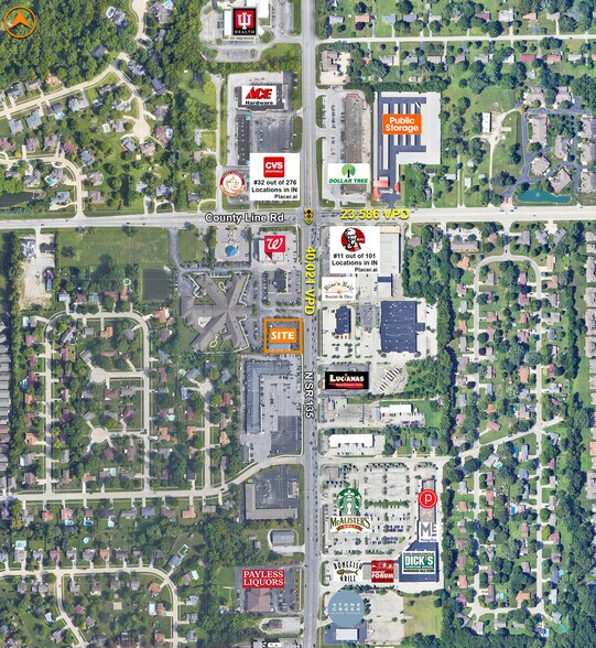 More Photos Of 1160 N State Road 135, Greenwood Office Residential For Lease