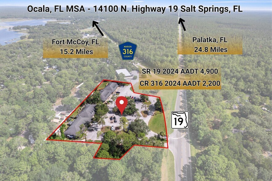 More Photos Of 14100 N Highway 19, Salt Springs Storefront Retail Office For Lease