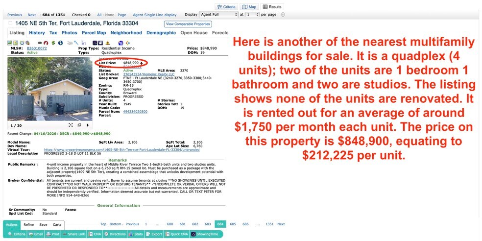 More Photos Of 1219 NE 5th Ter, Fort Lauderdale Land For Sale