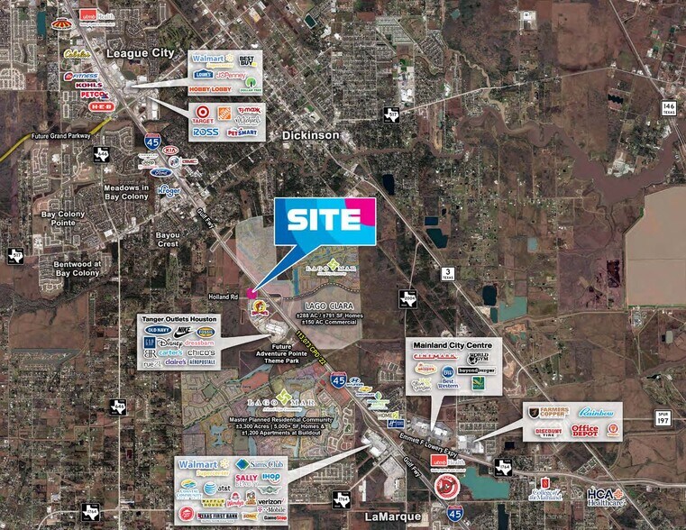 More Photos Of NWC I-45 & Holland Rd, Texas City Land For Sale