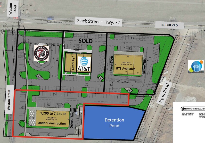 More Photos Of Slack Street & Weston Road, Pea Ridge Storefront Retail Office For Lease