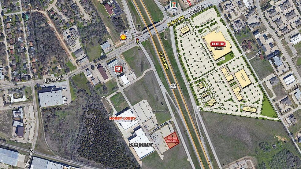 Primary Photo Of 126 US 287 Frontage Road, Mansfield Land For Lease