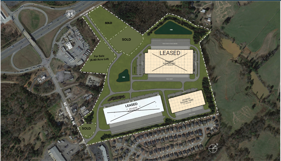 More Photos Of 120 Exchange Logistics Park Dr, Piedmont Distribution For Lease