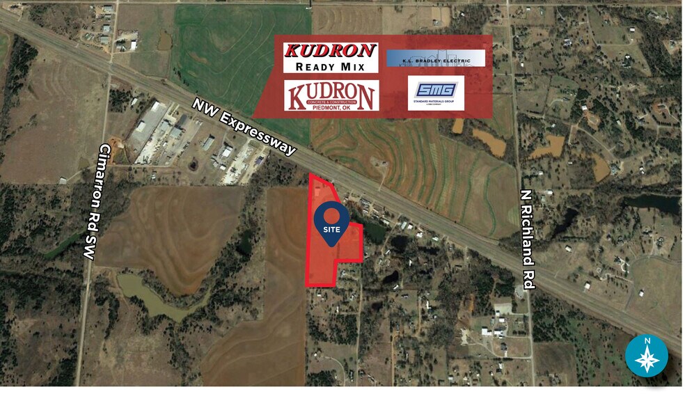 Primary Photo Of 15004 NW Expressway, Piedmont Land For Sale