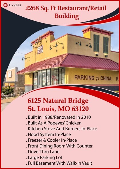 More Photos Of 6125 Natural Bridge Ave, Saint Louis Bar For Lease