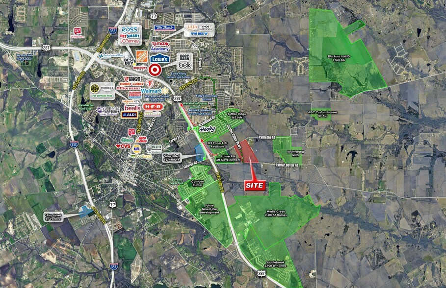 More Photos Of US-287 @ Hwy 88, Waxahachie Land For Sale