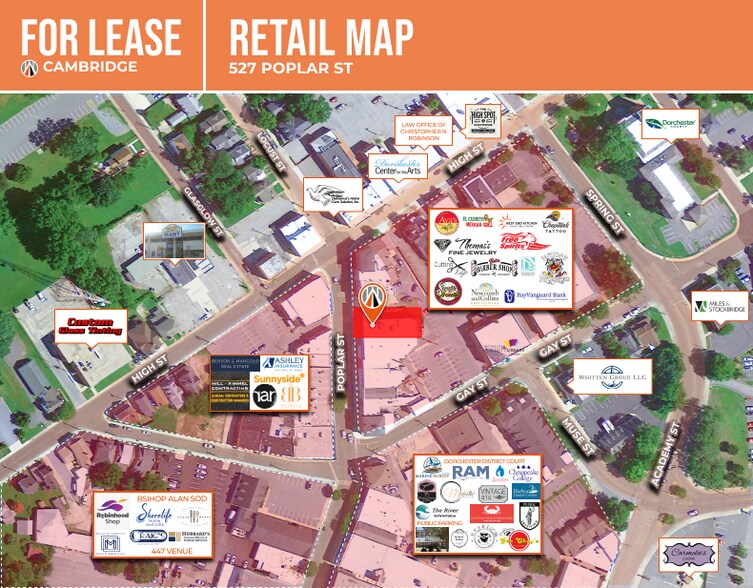 More Photos Of 527 Poplar St, Cambridge Storefront For Lease