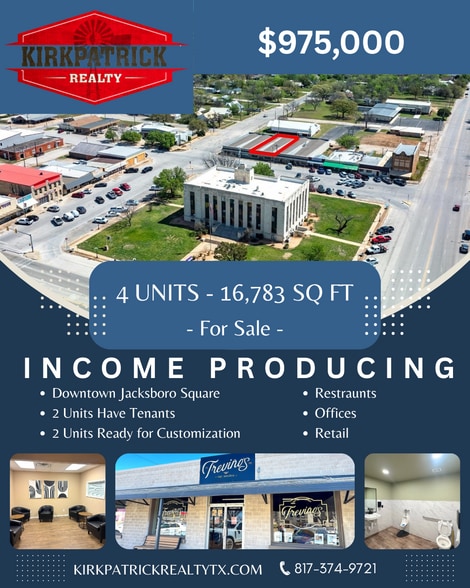 Primary Photo Of 126 Church st, Jacksboro Flex For Sale