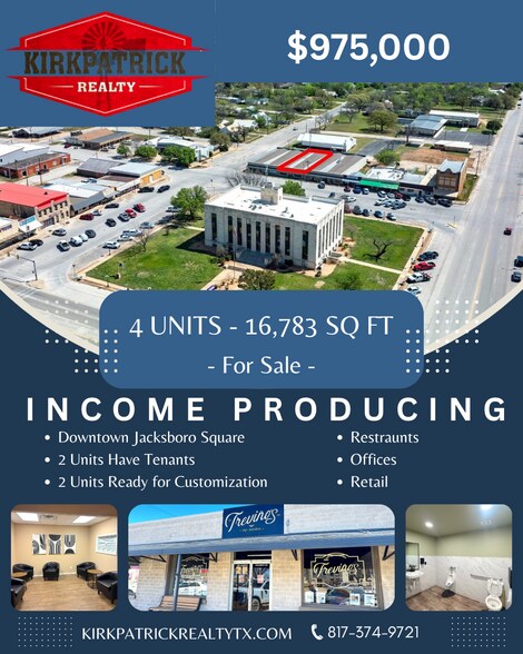 Primary Photo Of 128 N Church St, Jacksboro Storefront For Sale