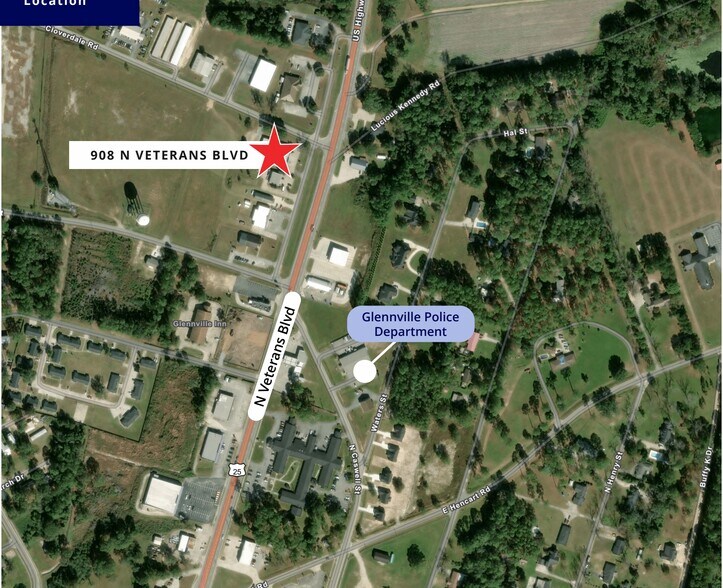 More Photos Of 908 N Veterans Blvd, Glennville Freestanding For Sale
