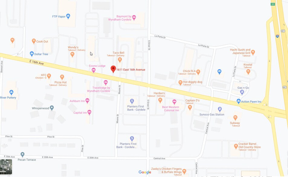 More Photos Of 1611 E 16th Ave, Cordele Storefront For Lease