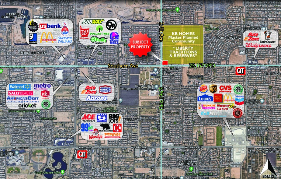 Primary Photo Of Southern Ave, Phoenix Land For Sale