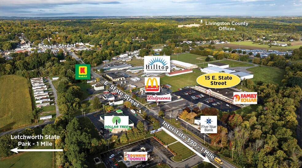 More Photos Of 15 E State St, Mount Morris General Retail For Sale