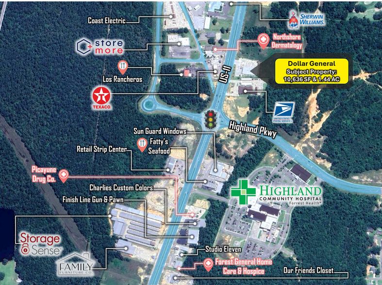 More Photos Of 6352 Hwy 11 N, Picayune Freestanding For Sale