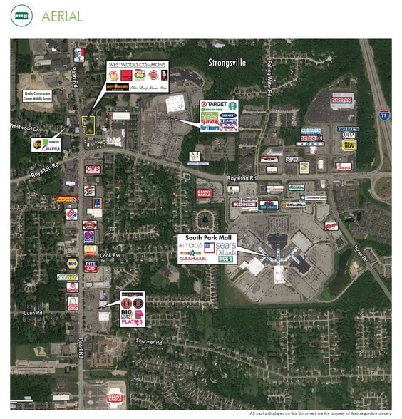 More Photos Of 13405-13485 Pearl Rd, Strongsville Freestanding For Lease