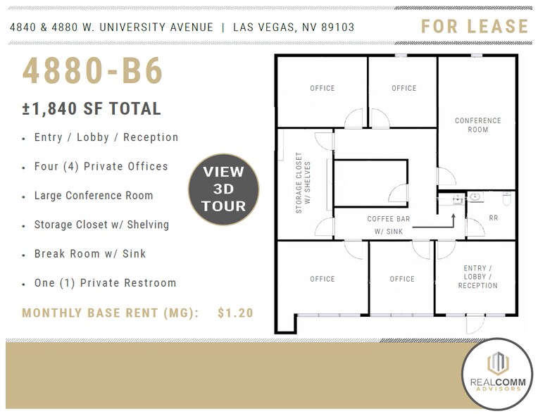 More Photos Of 4840 W University Ave, Las Vegas Unknown For Lease