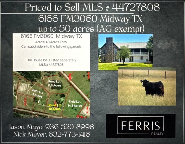 More Photos Of 6166 Farm to Market Road 3060 Rd, Midway Land For Sale