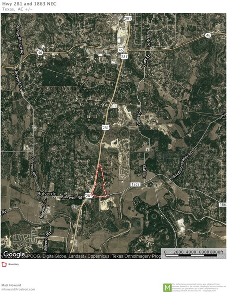 More Photos Of US Highway 281 @ FM 1863, Bulverde Land For Sale