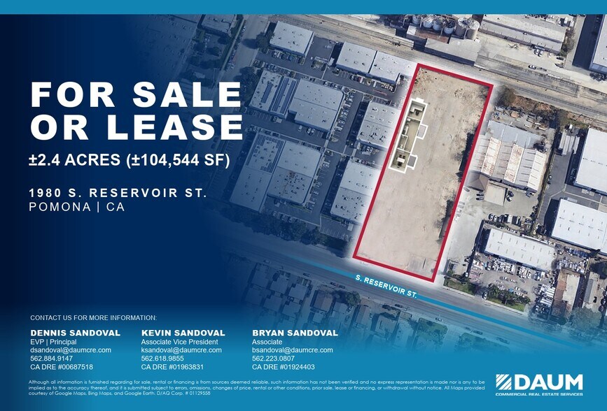 Primary Photo Of 1980 S Reservoir St, Pomona Land For Sale