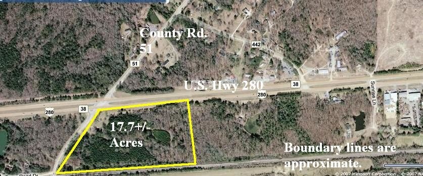 More Photos Of U.S. Highway 280 at CR 51, Westover Land For Sale