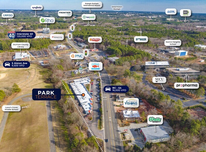 More Photos Of 2223 E NC Highway 54, Durham Storefront For Lease