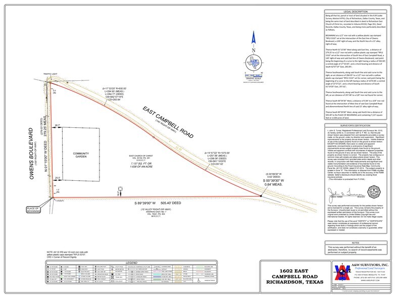 More Photos Of 1602 Campbell Rd, Richardson Land For Sale