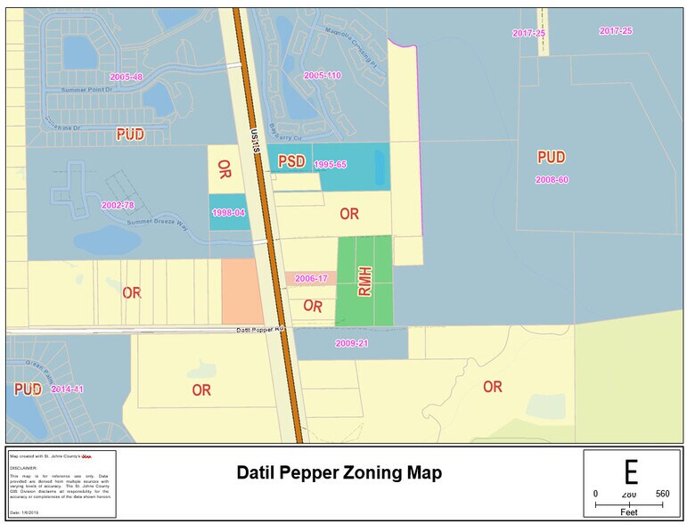 More Photos Of US 1 & Datil Pepper Rd @ Old Kings Rd, Saint Augustine Land For Sale