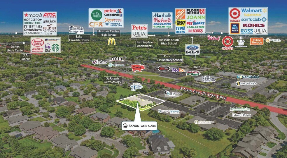 More Photos Of 8140 S Cass Ave, Darien Medical For Lease