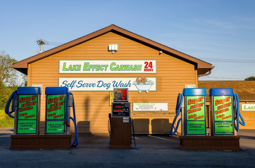 Primary Photo Of 145 George St, Oswego Carwash For Sale