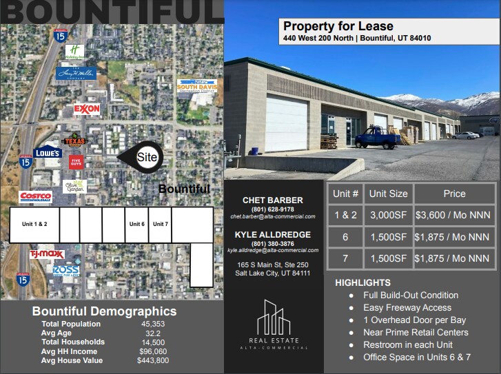 More Photos Of 440 W 200 N, Bountiful Warehouse For Lease