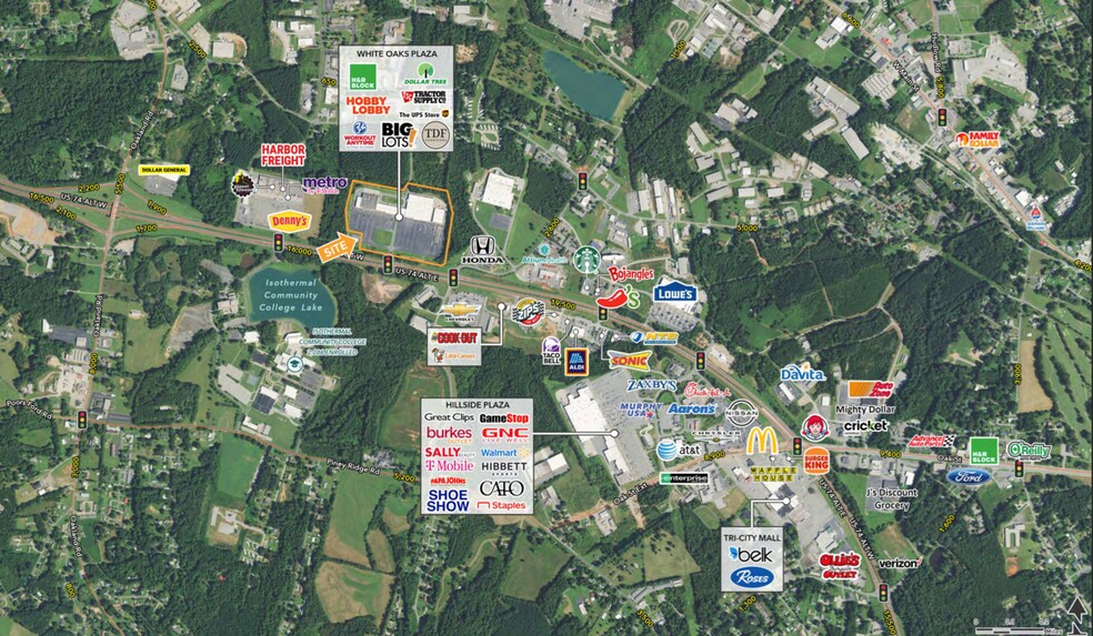 More Photos Of 1601-1639 US Highway 74A Byp, Spindale Unknown For Lease