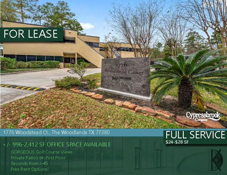Primary Photo Of 1776 Woodstead Ct, The Woodlands Office For Lease
