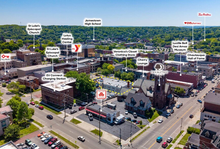 More Photos Of 9-25 E 4th St, Jamestown Storefront Retail Office For Sale
