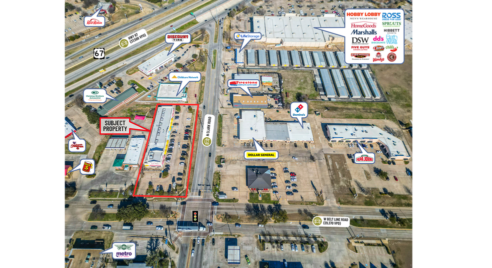 More Photos Of 125 N Clark Rd, Cedar Hill Storefront For Sale