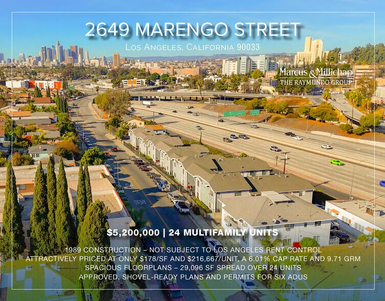 Primary Photo Of 2649 Marengo St, Los Angeles Apartments For Sale
