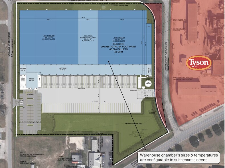 More Photos Of 1255 Kingsbury st, Seguin Refrigeration Cold Storage For Lease
